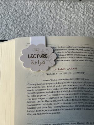 Marque-page lecture