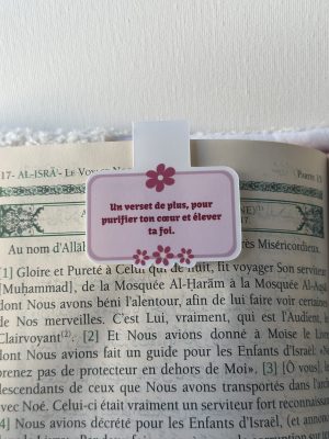 Marque-page Un verset de plus …