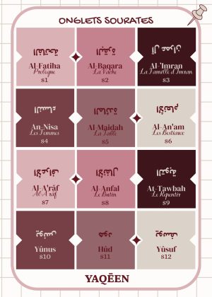 Onglets sourates_Nuance latte rose