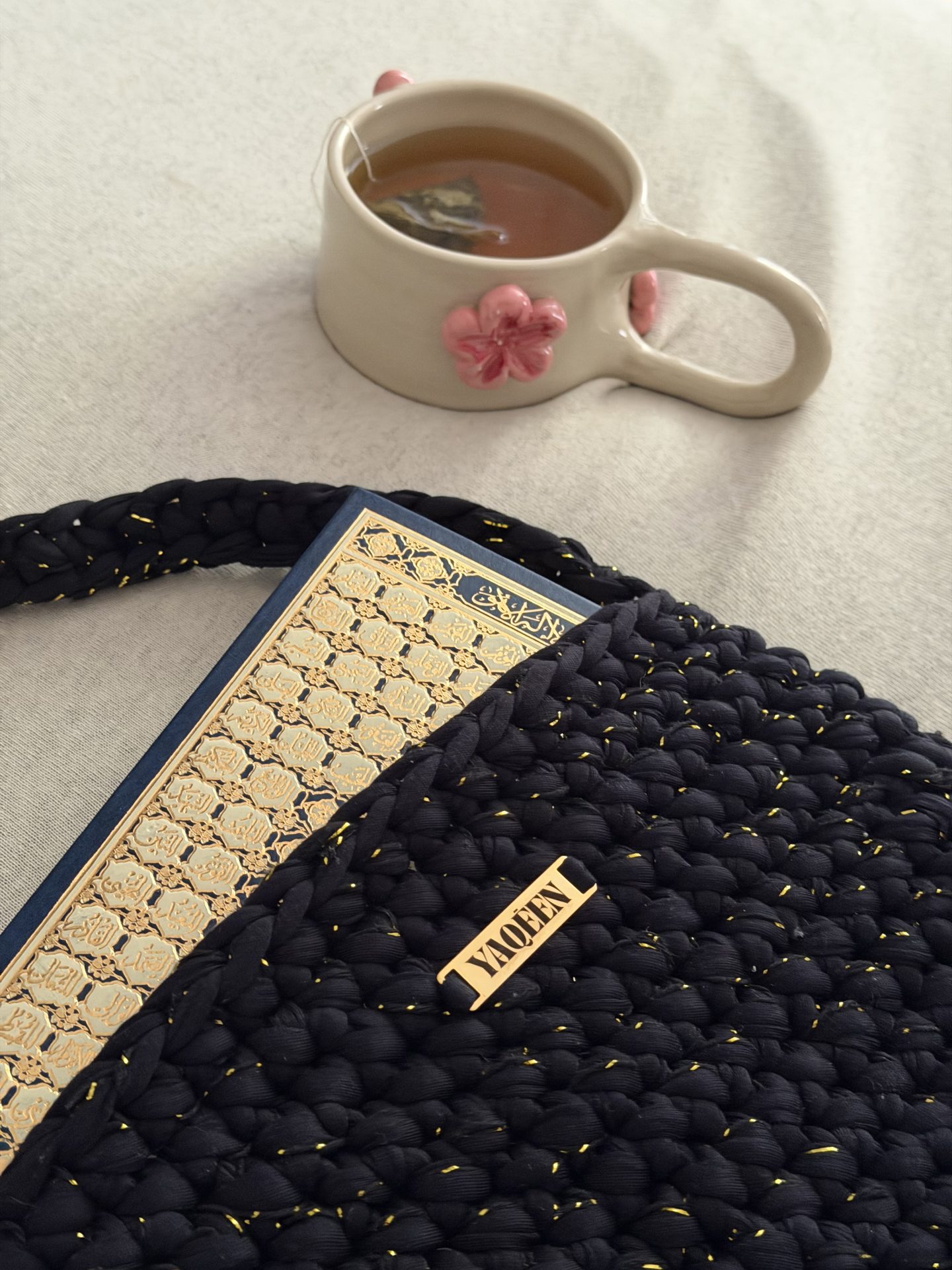Housse Qur'an Crochet Focus